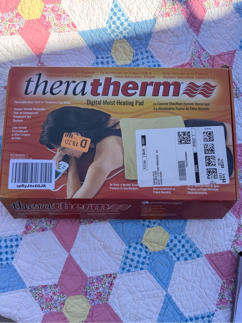 Brand new in box Chattanooga Thera therm moist heating pad